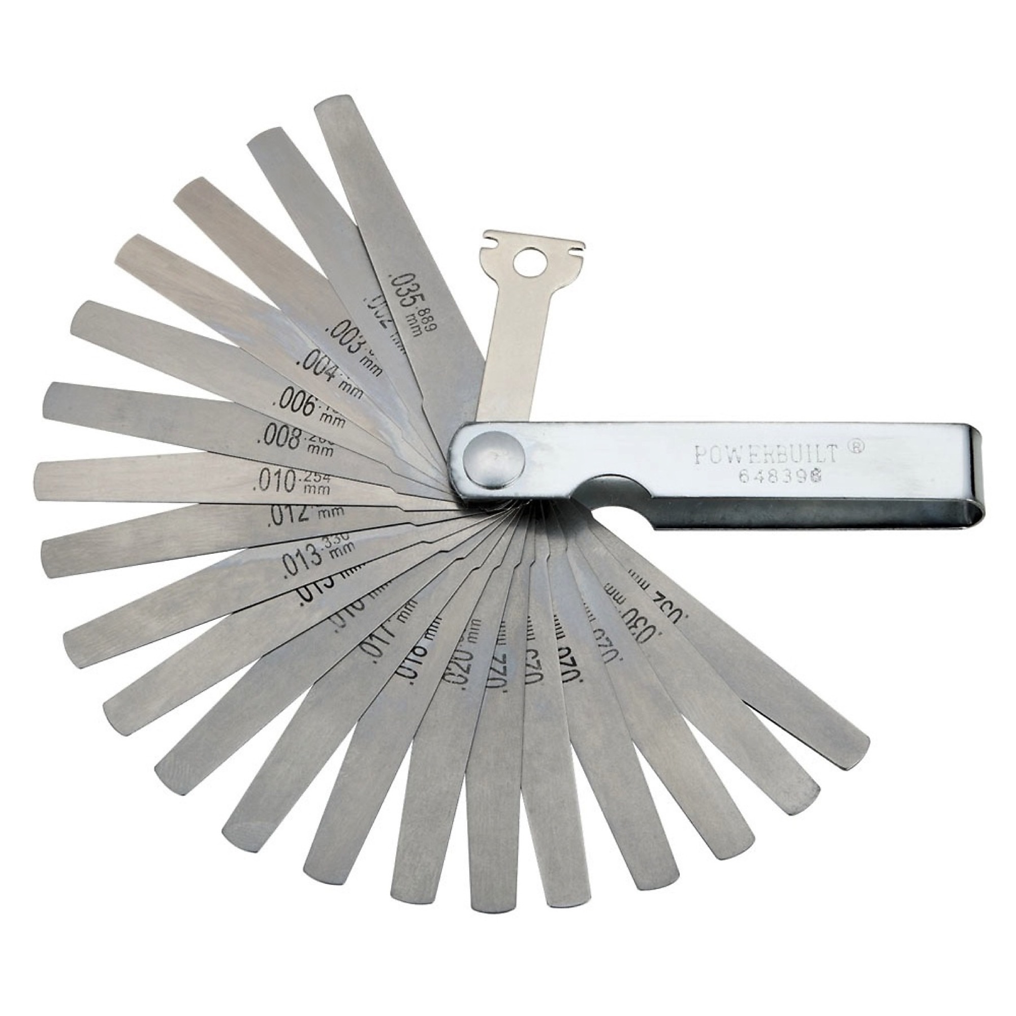 Powerbuilt, 20 Blade Tune-Up Gauge, Model # 648396